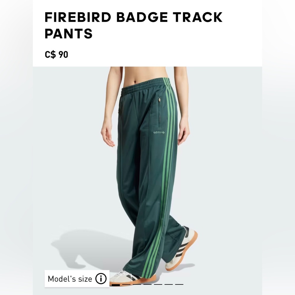 Adidas Firebird Badge Track Pants Green